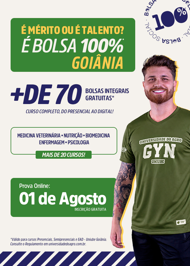 Gustavo Tubarão, aluno e embaixador da Universidade do Agro Uniube, no campo sob o sol da lavoura